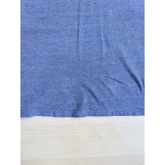 Denim And Flower Blue Polo w/ Pocket Quarter Button - Snug Large 42 - Picture 5 of 8